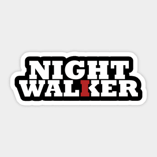 night walker Sticker